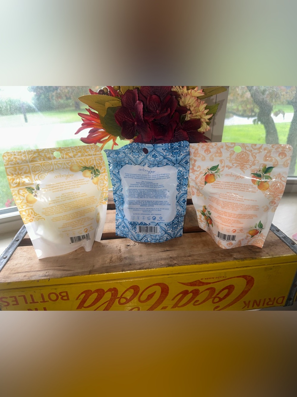 Amber Glow shaped bath bombs ~ Lemon, Orange Flower - Picture 11 of 11